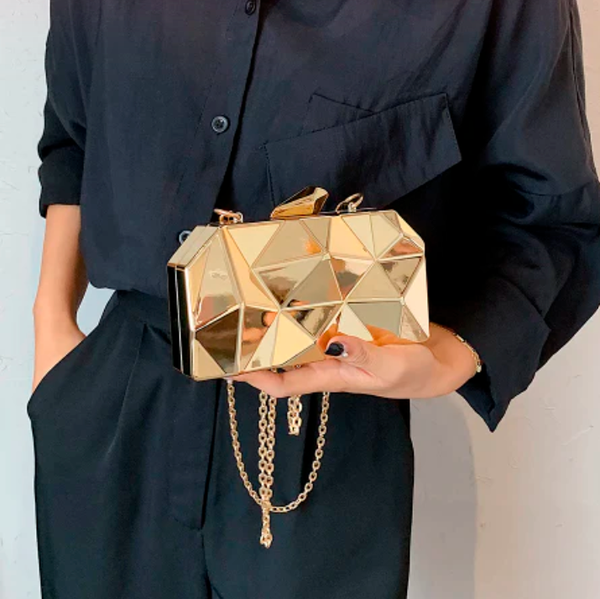 BOLSA ACRÍLICO GEOMÉTRICO + Envío Gratis