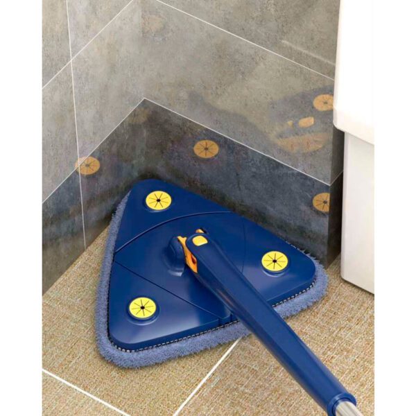 Mopa Triangular CleanMax™ Con Cabeza Giratória 360° - Envío Gratis