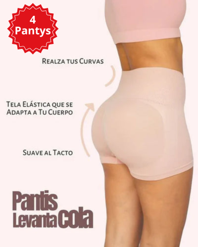 Combo x4 Panty Levantacola