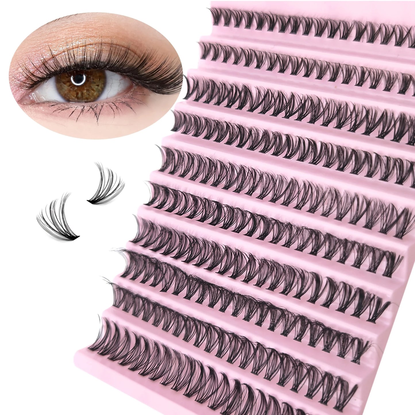 LashPower® - Extensiones de pestañas en casa con efecto profesional de salón